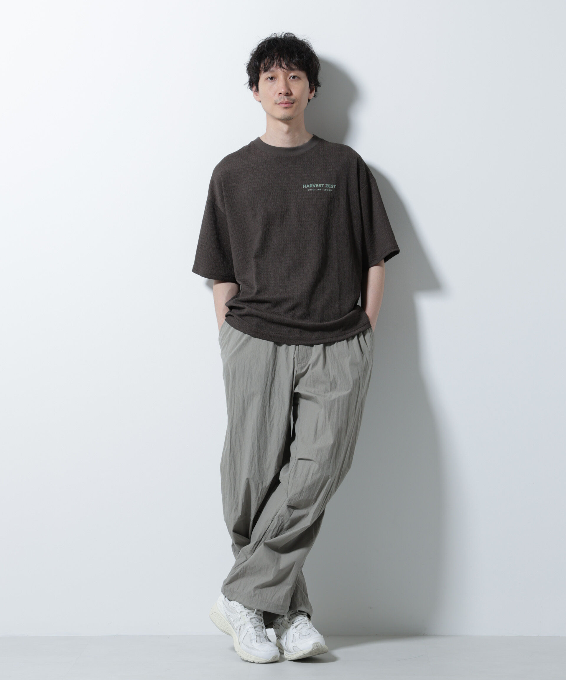 nano･universe「ライトウェイトバギーパンツ」|チノ|