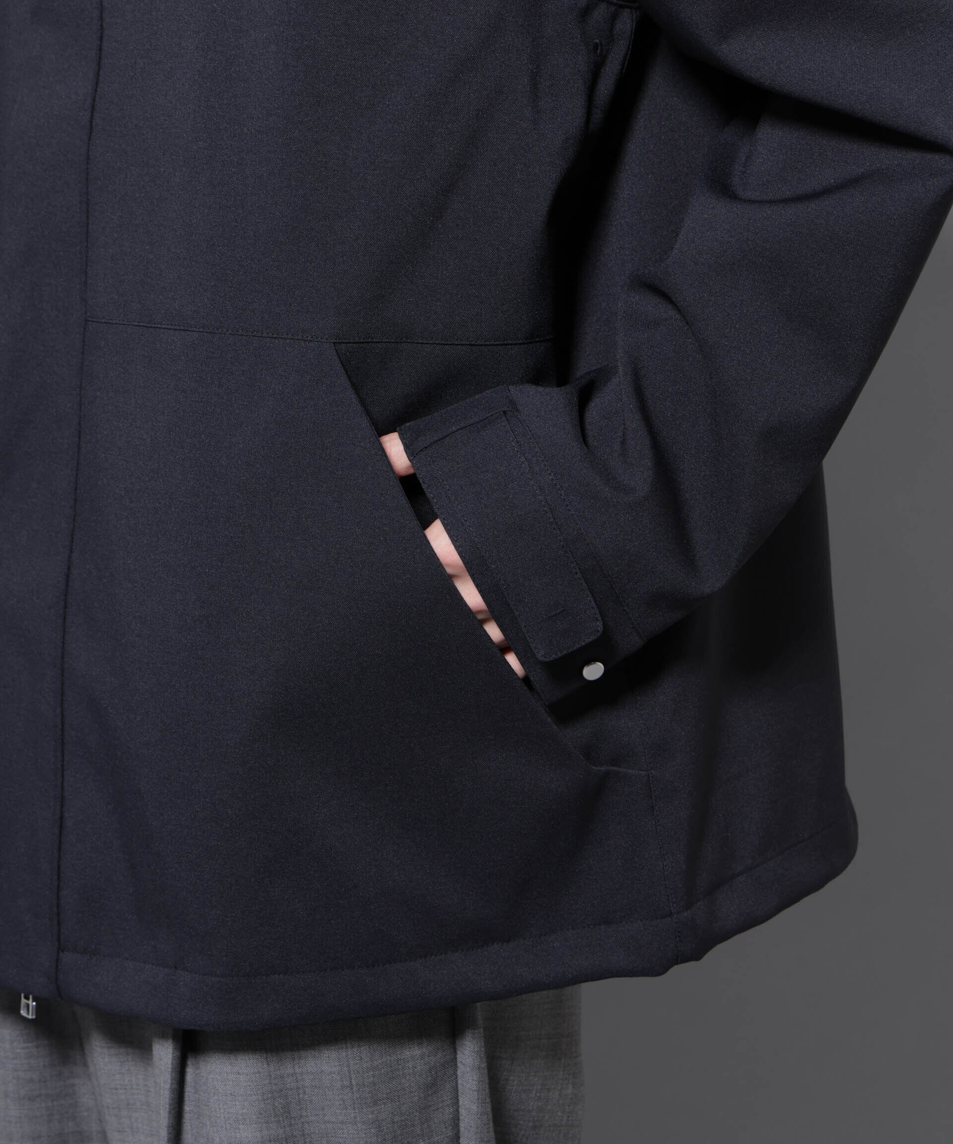 nano･universe「「RainComfortWear」ダントツ撥水透湿コーティング2WAYブルゾン」|ブルゾン・スタジャン|