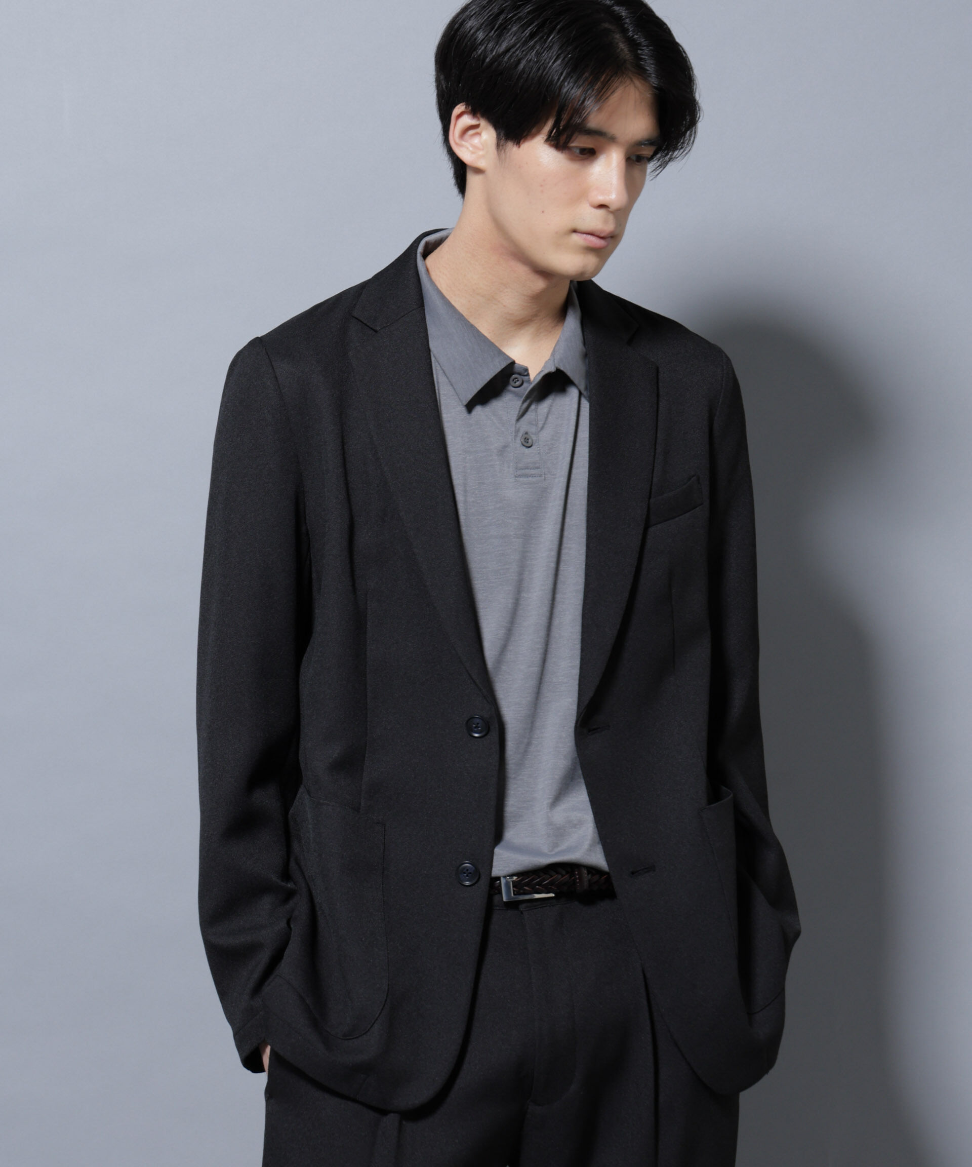 nano･universe「シャンブレーツイルセットアップ」|スーツ|