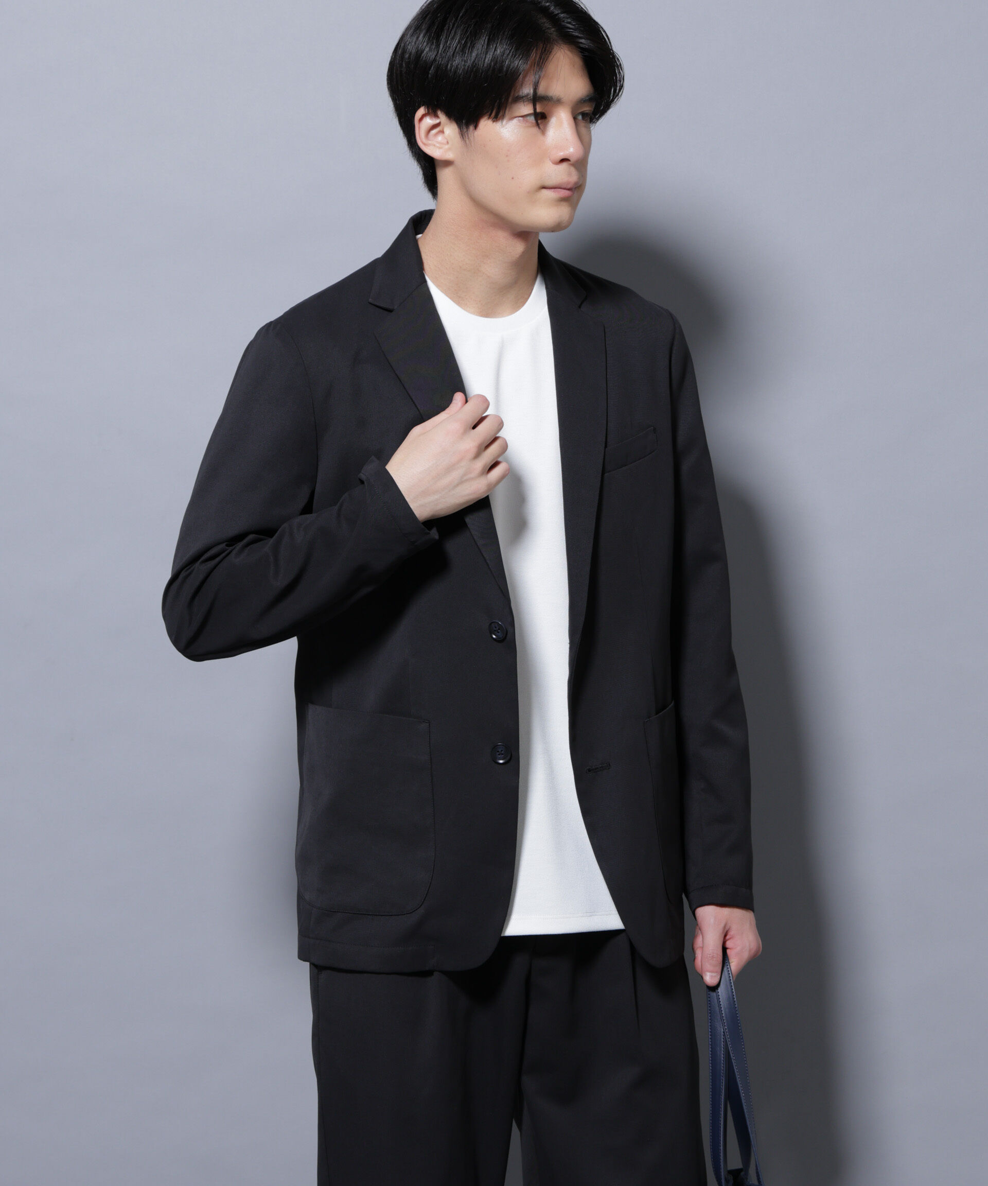 nano･universe「ピーチツイルセットアップ」|スーツ|