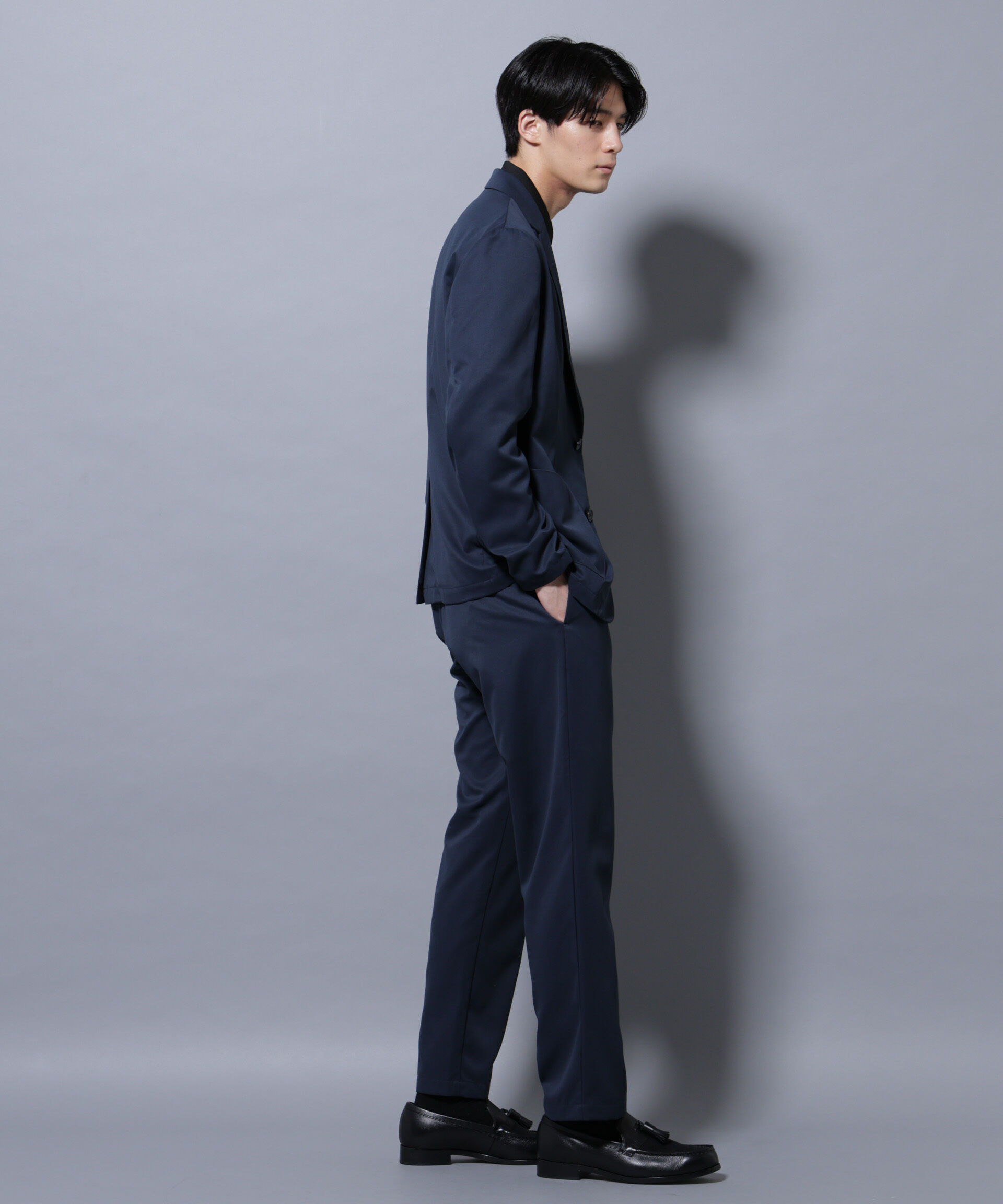 nano･universe「ピーチツイルセットアップ」|スーツ|