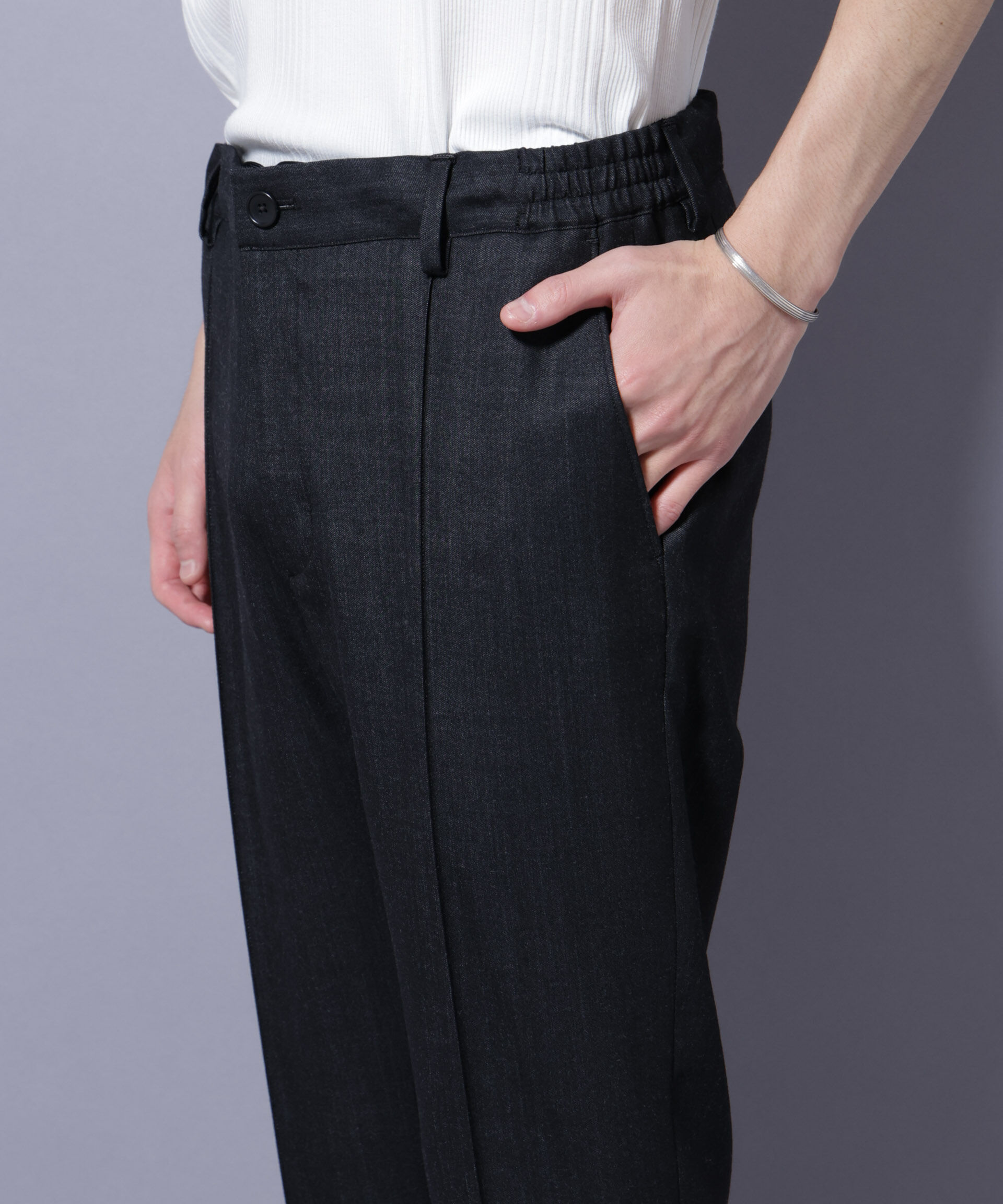 nano･universe「「N TROUSERS PREMIUM」ウールデニムパンツ/STRETCH(セットアップ可)」|スーツ|