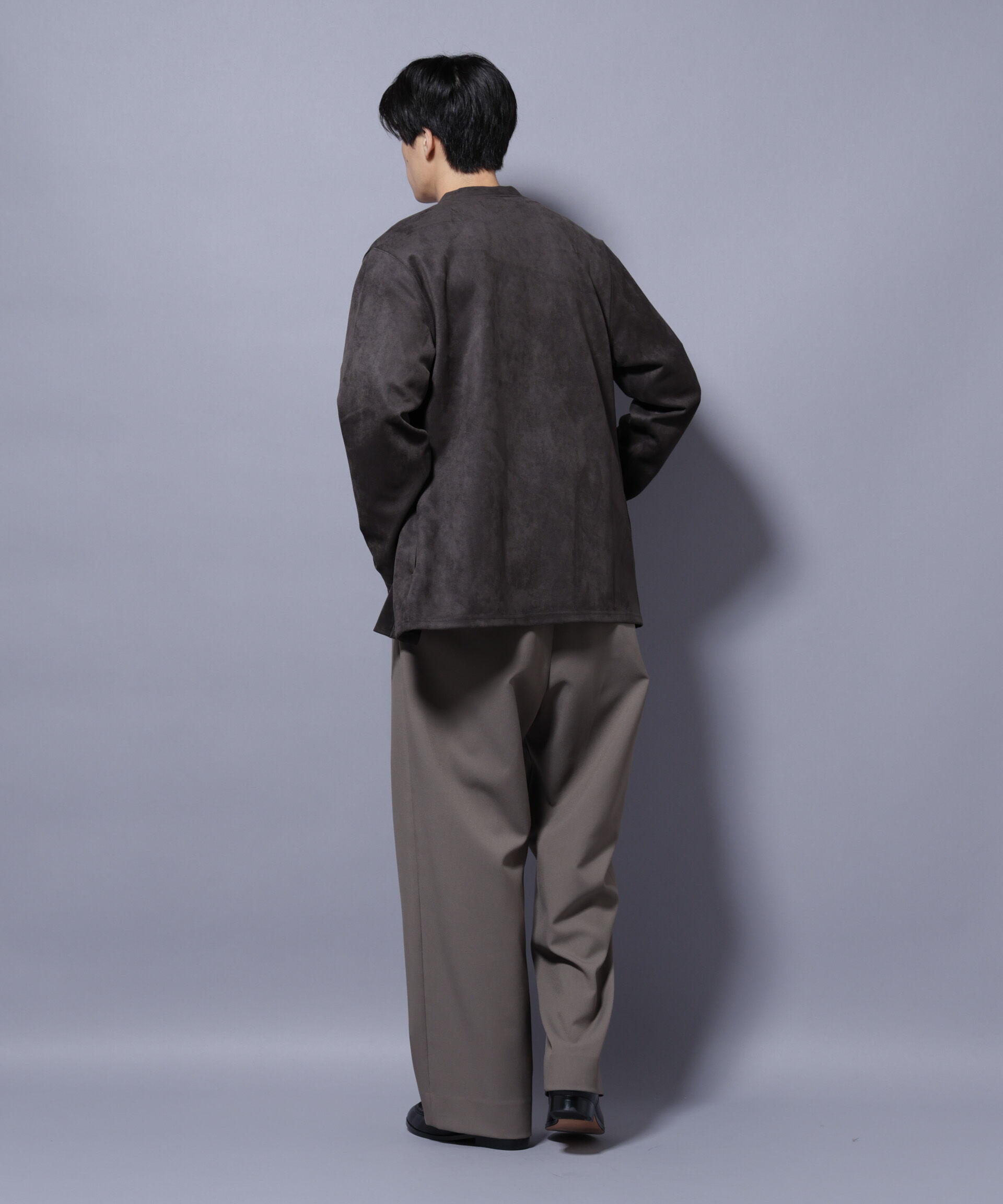 nano･universe「フェイクスエードトッパーカーディガン」|Tシャツ・カットソー|