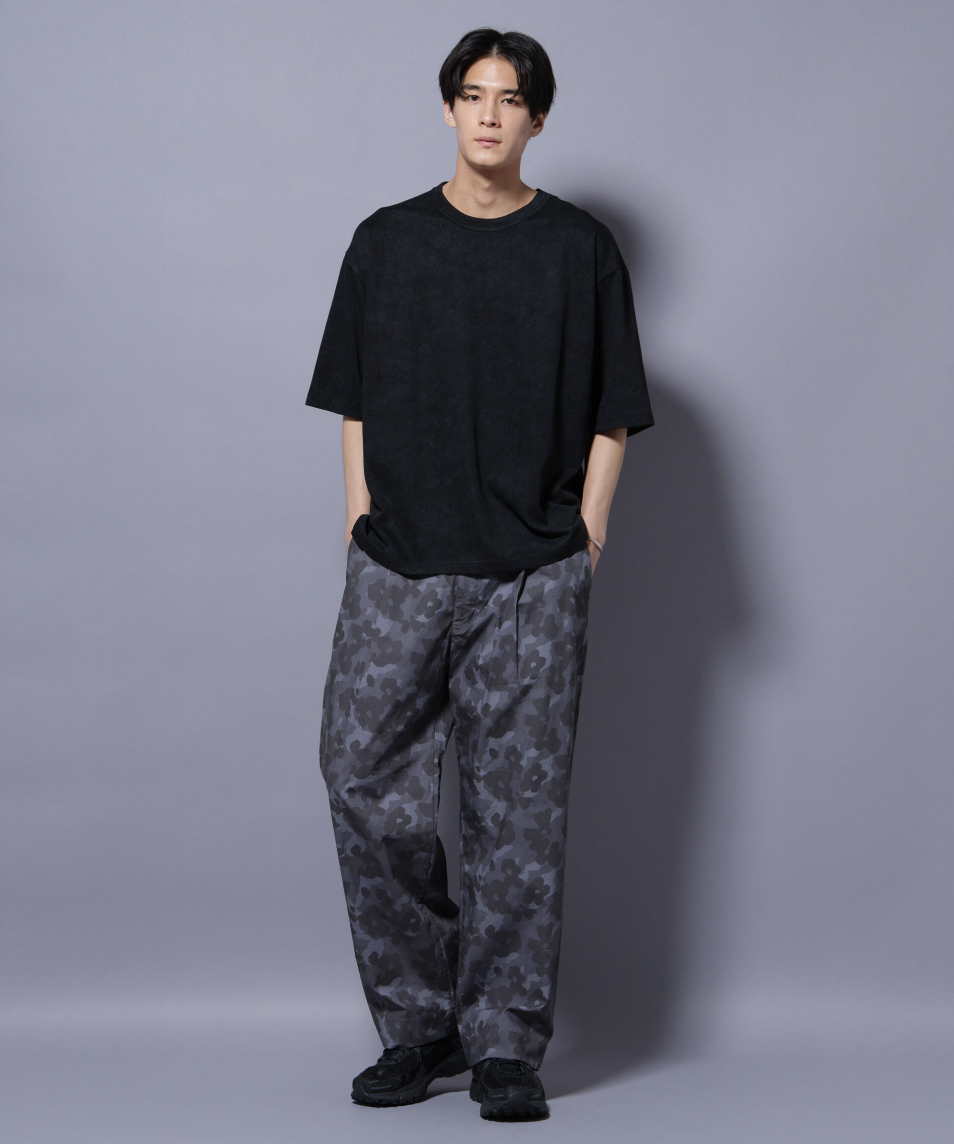 nano･universe「オリジナルパターンイージーパンツ」|チノ|