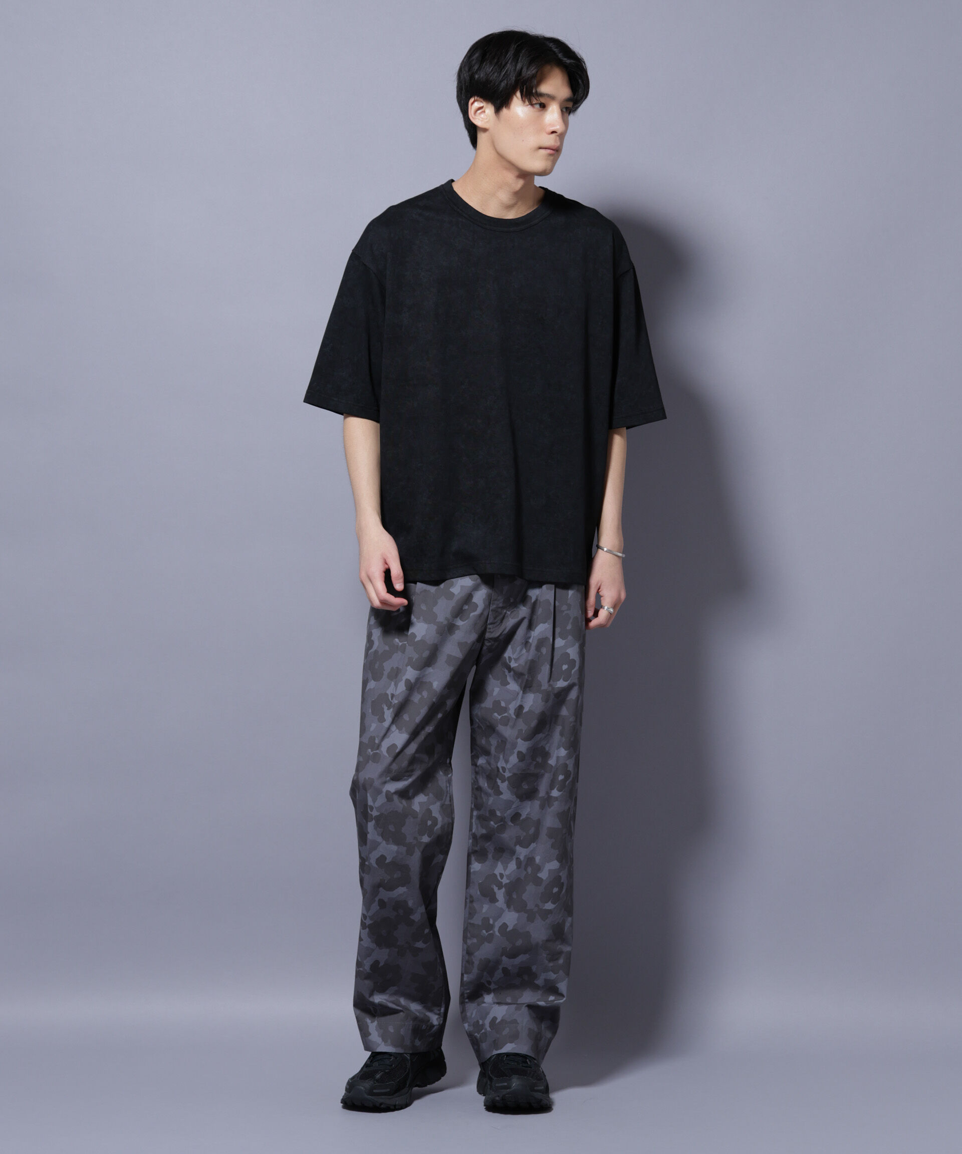 nano･universe「オリジナルパターンイージーパンツ」|チノ|