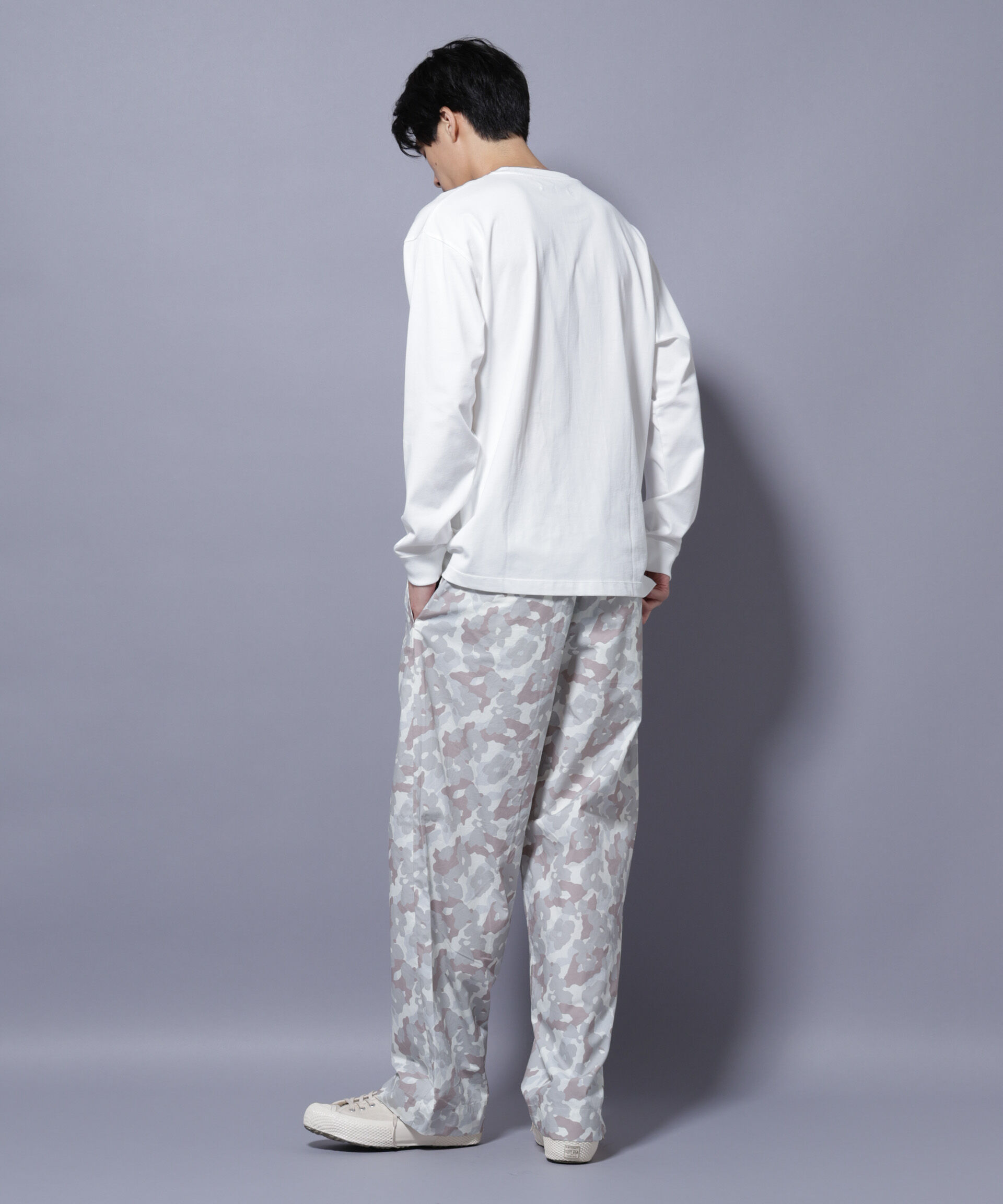 nano･universe「オリジナルパターンイージーパンツ」|チノ|