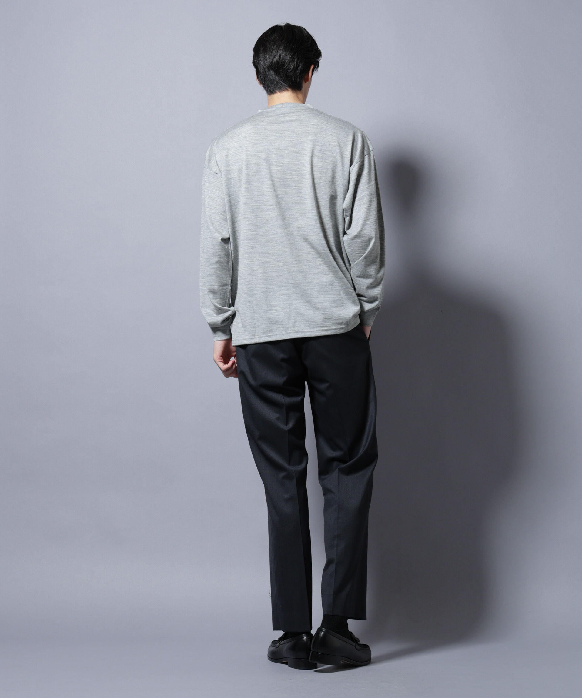 nano･universe「MIYATA&times;NANO JAPAN MADE 100%WOOL Tシャツ」|Tシャツ・カットソー|