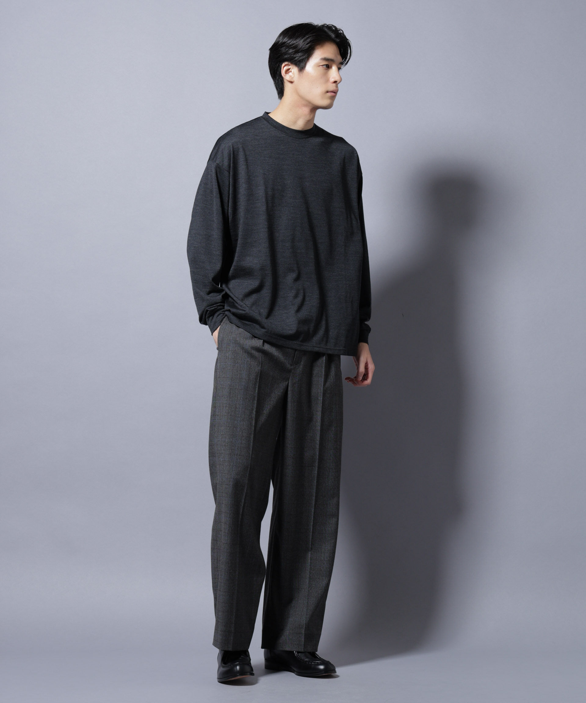 nano･universe「MIYATA&times;NANO JAPAN MADE 100%WOOL Tシャツ」|Tシャツ・カットソー|