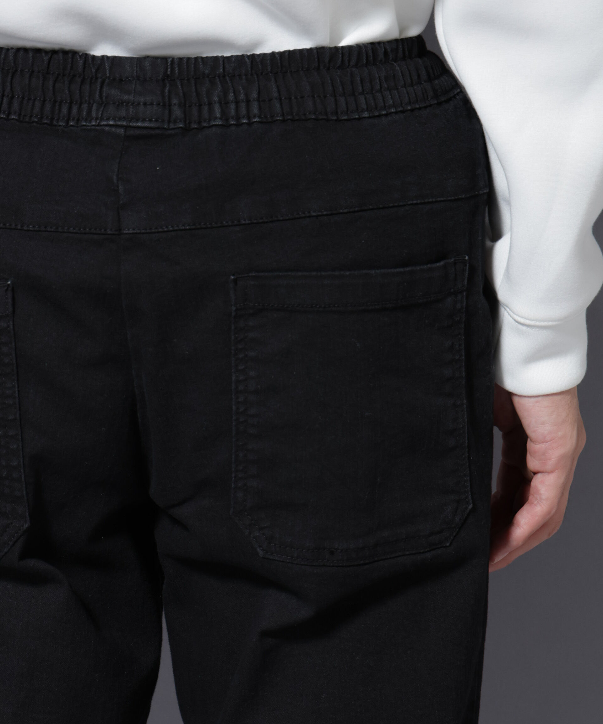 nano･universe「NORMANBROS/NORMANBROS別注 ストレッチイージーデニム」|チノ|