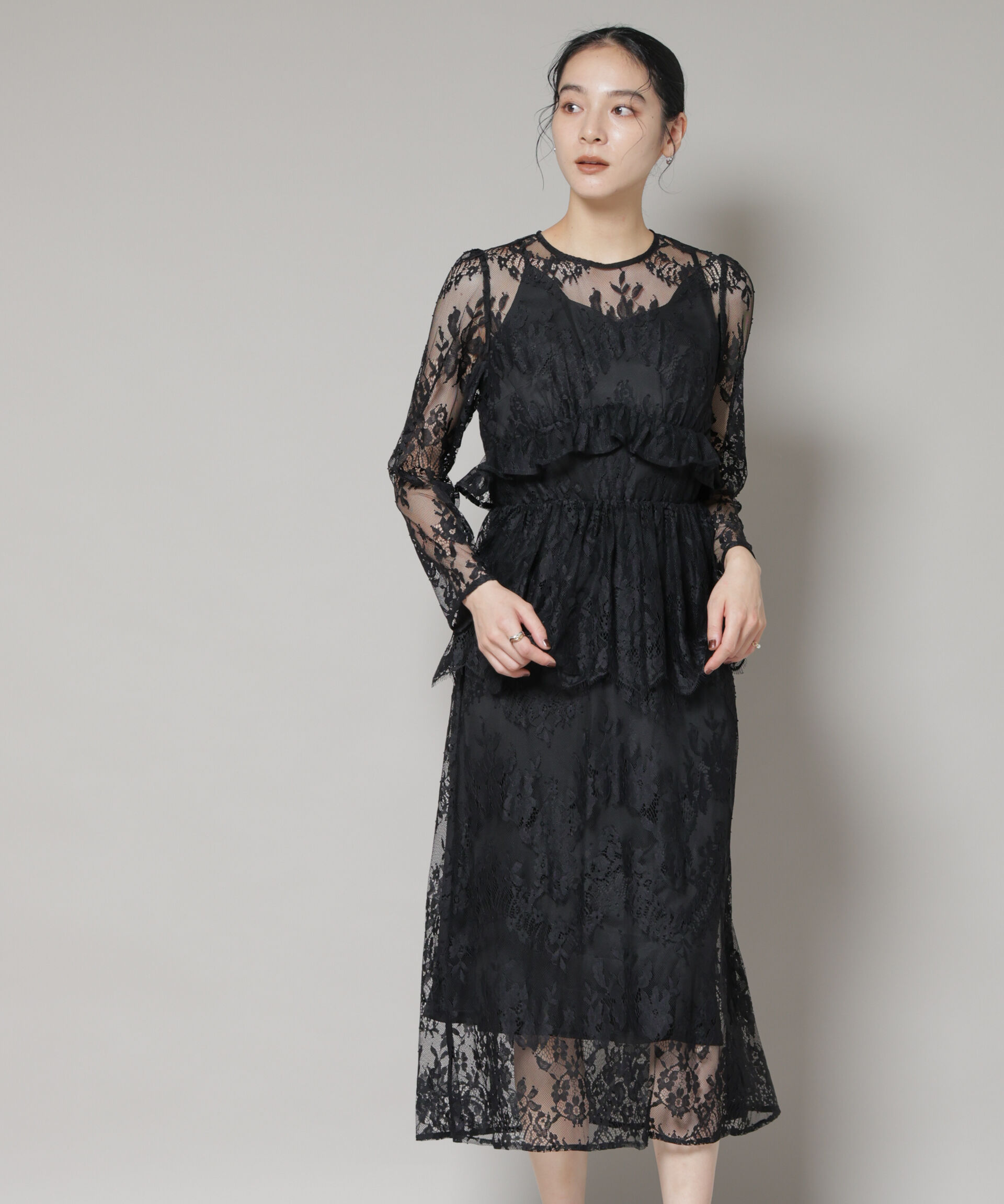 nano･universe「troisieme chaco/RUSSELLACE ワンピース」|ワンピース|