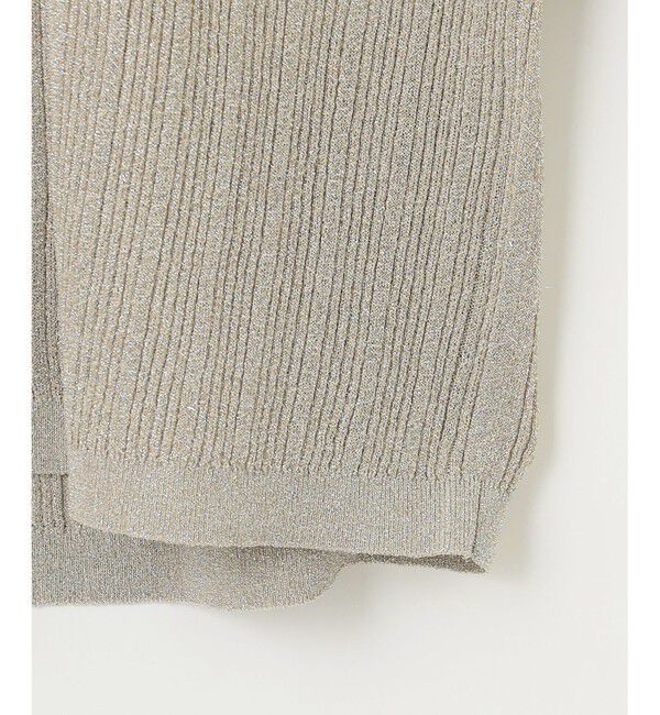 自由区「【カタログ掲載・アンサンブル対応・洗える】グリッターリブプルオーバー ニット」|ニット・セーター|