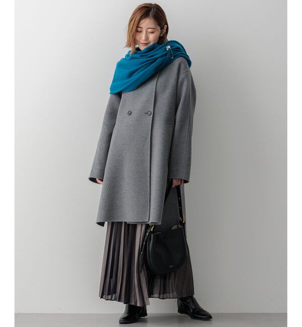 23区「ホイルプリントプリーツ スカート」|スカート|