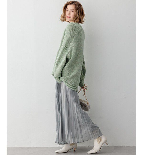 23区「ホイルプリントプリーツ スカート」|スカート|