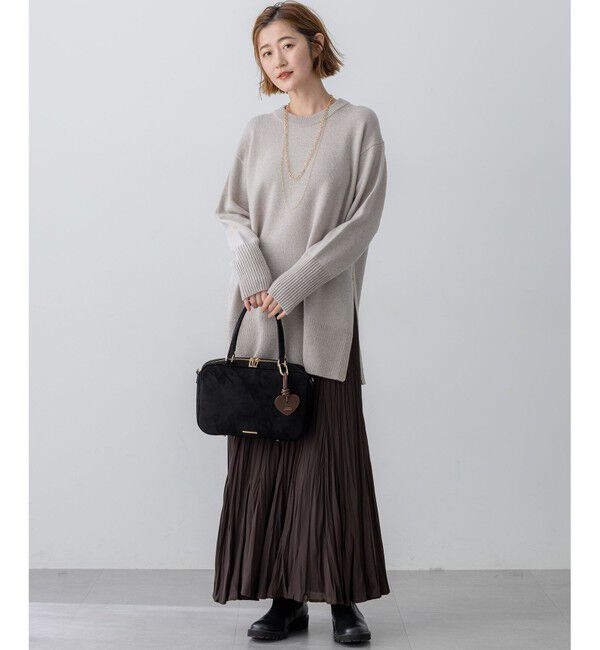 23区「【洗える】クラッシュ プリーツ ジョーゼット スカート」|スカート|