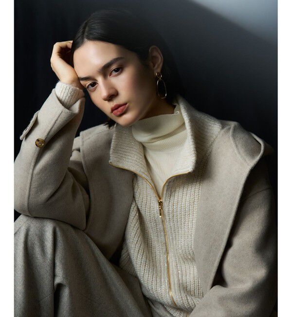 23区「【滝沢眞規子さん着用/VERY掲載】MANTECOPureリバー フード ロングコート」|その他|