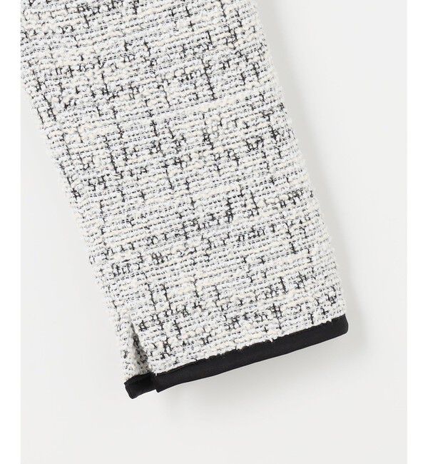 ANY SIS「ネップツイード ジャケット」|ノーカラージャケット|