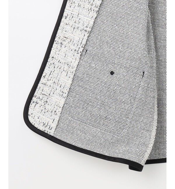 ANY SIS「ネップツイード ジャケット」|ノーカラージャケット|