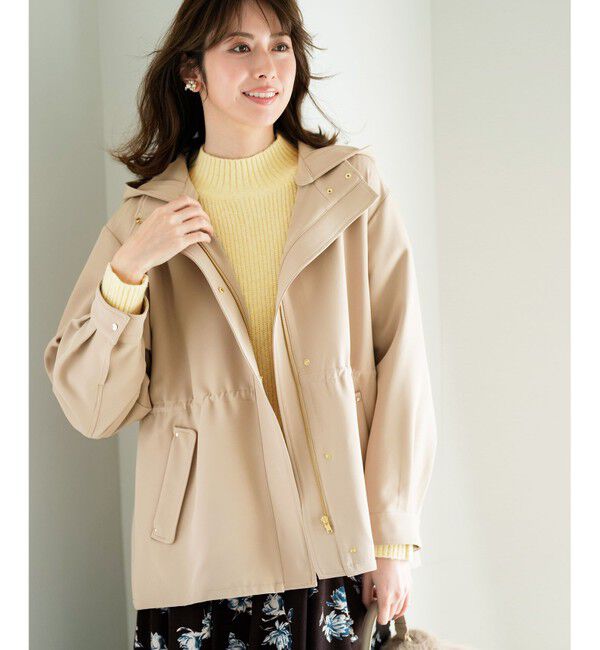 ANY SIS「【2WAY】エレカジストレッチ フーデットハーフ アウター」|その他|