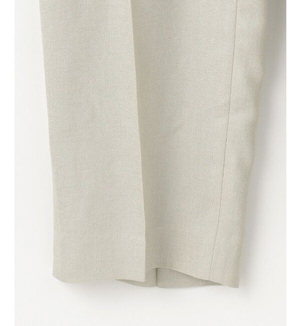  「リネンタッチテーパードパンツ」|チノ|