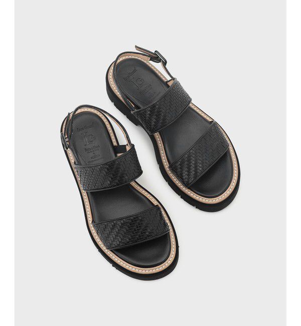  「LUCA GROSSIメッシュサンダル」|サンダル|ブラック