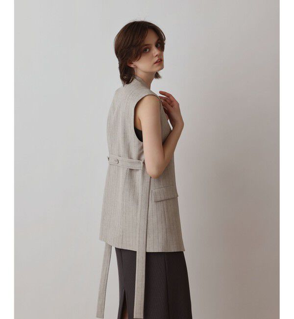 Diagram「ストライプノーカラージレ」|ベスト・ジレ|
