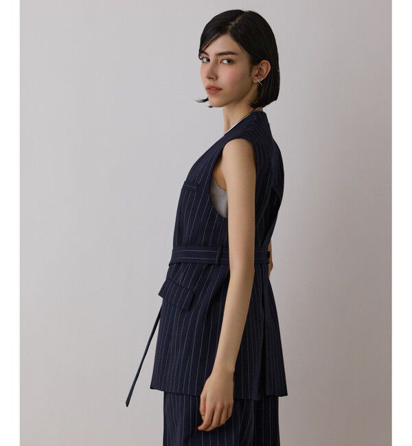 Diagram「ストライプノーカラージレ」|ベスト・ジレ|