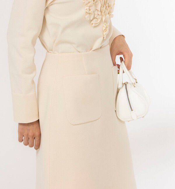 NOLLEY'S「《セットアップ対応》《手洗い可能》ニットミニスカート」|台形|