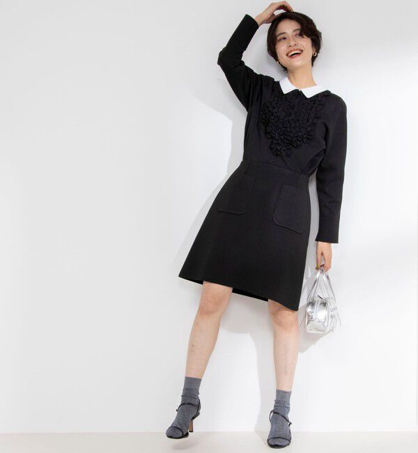 NOLLEY'S「《セットアップ対応》《手洗い可能》ニットミニスカート」|台形|