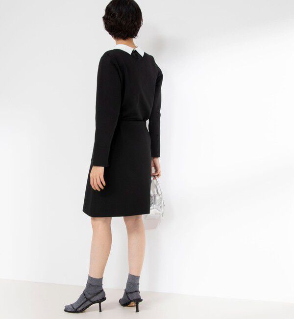 NOLLEY'S「《セットアップ対応》《手洗い可能》ニットミニスカート」|台形|