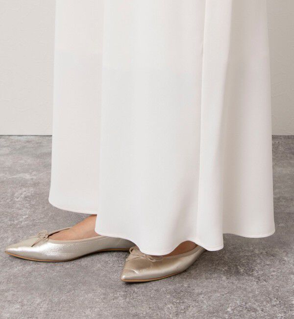 NOLLEY'S sophi「【追加】《オールシーズン対応》ウォッシャブルマットサテンナロースカート」|スカート|