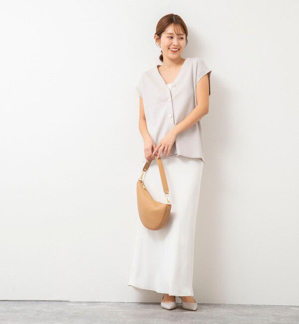 NOLLEY'S sophi「【追加】《オールシーズン対応》ウォッシャブルマットサテンナロースカート」|スカート|