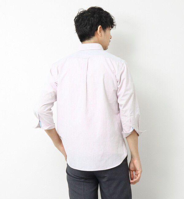 NOLLEY'S goodman「綿麻パラシュートボタン 7分袖シャツ 25SS」|シャツ・ブラウス|