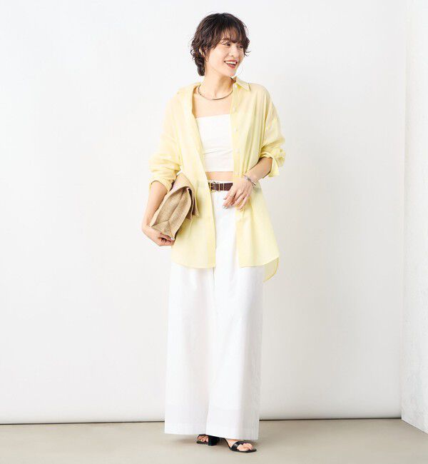 NOLLEY'S「◇【WEB限定】MY STANDARD シアーシャツ」|シャツ・ブラウス|