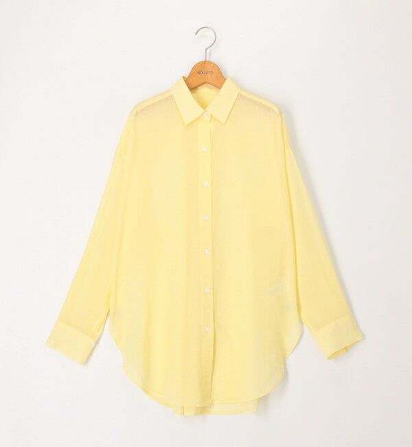 NOLLEY'S「◇【WEB限定】MY STANDARD シアーシャツ」|シャツ・ブラウス|