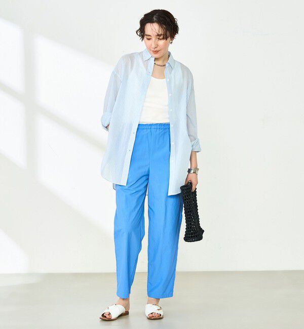 NOLLEY'S「◇【WEB限定】MY STANDARD シアーシャツ」|シャツ・ブラウス|