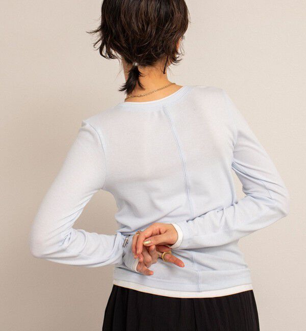 NOLLEY'S「【MAQWEL/マクウェル】レイヤードライクロンT」|Tシャツ・カットソー|