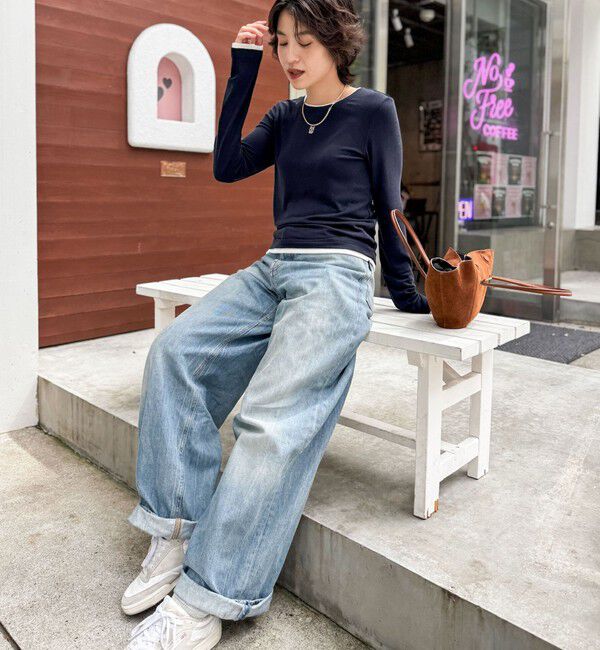 NOLLEY'S「【MAQWEL/マクウェル】レイヤードライクロンT」|Tシャツ・カットソー|