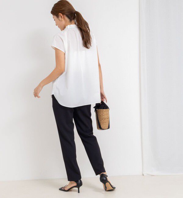 NOLLEY'S「《セットアップ対応》ウォッシャブルツイルイージーテーパードパンツ」|その他|