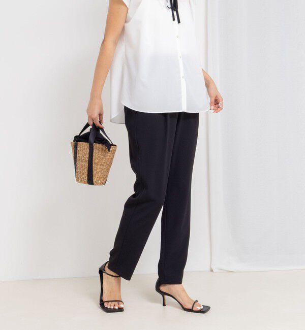 NOLLEY'S「《セットアップ対応》ウォッシャブルツイルイージーテーパードパンツ」|その他|