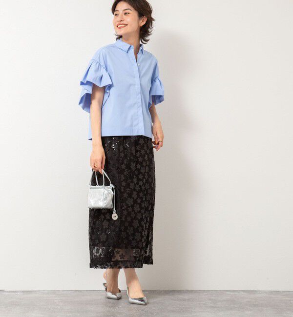 NOLLEY'S「ラッフルスリーブブラウス」|シャツ・ブラウス|