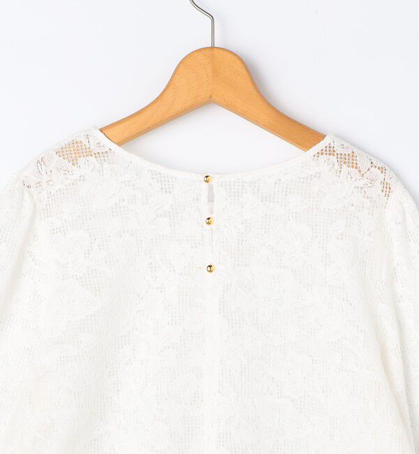 NOLLEY'S「ウォッシャブルレース2WAYブラウス」|シャツ・ブラウス|