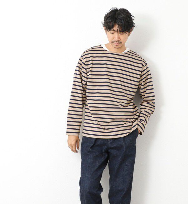 NOLLEY'S goodman「MVSシルケットボーダーBN」|Tシャツ・カットソー|