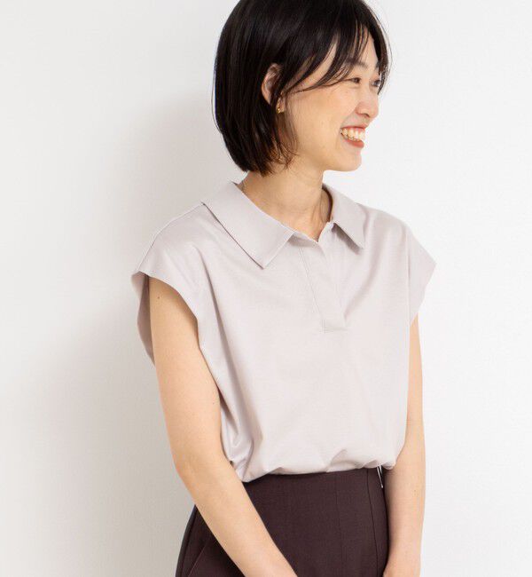 NOLLEY'S「ポロ衿プルオーバーカットソー」|Tシャツ・カットソー|