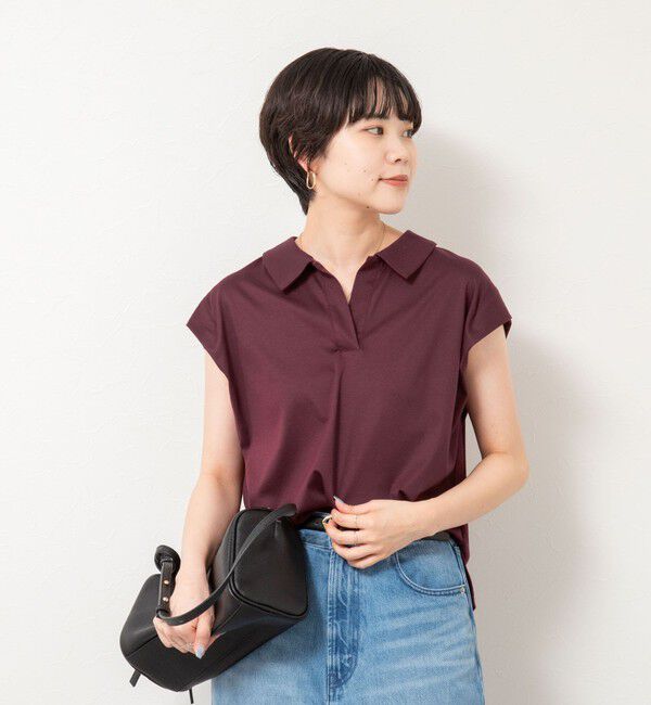 NOLLEY'S「ポロ衿プルオーバーカットソー」|Tシャツ・カットソー|