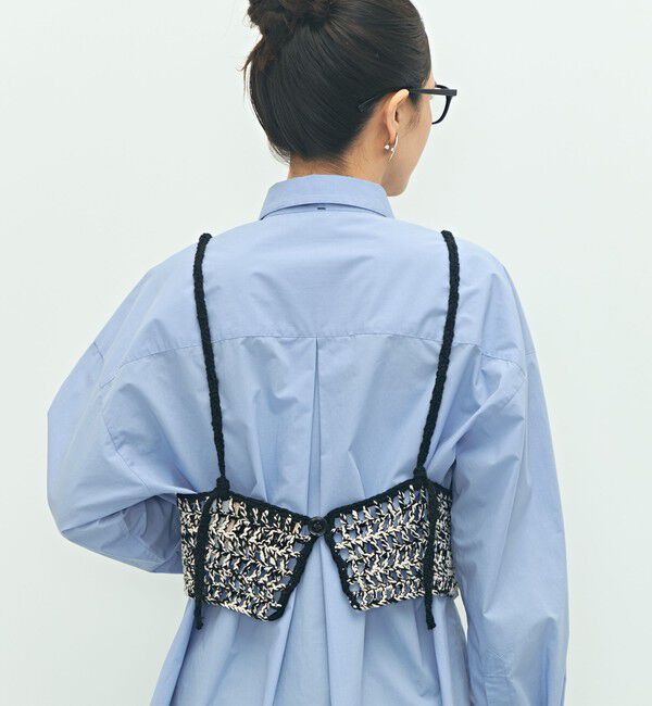 Laraaji「《手洗い可能》かぎ針編みキャミソール」|ニット・セーター|