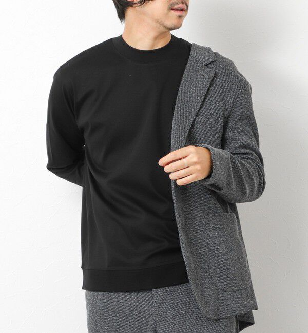 NOLLEY'S goodman「《ビジカジ対応》シルケットスムースドレスL/S Tシャツ 25AW」|Tシャツ・カットソー|