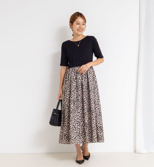 NOLLEY'S sophi「ウォッシャブルカット&times;タフタドッキングワンピース」|ワンピース|