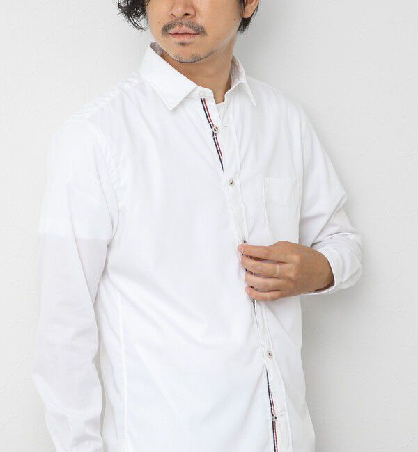 NOLLEY'S goodman「パラシュートボタン レギュラーカラーシャツ 25AW」|シャツ・ブラウス|ホワイト