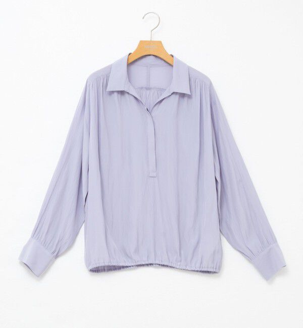 NOLLEY'S sophi「ウォッシャブル割繊プルオーバーシャツ」|シャツ・ブラウス|