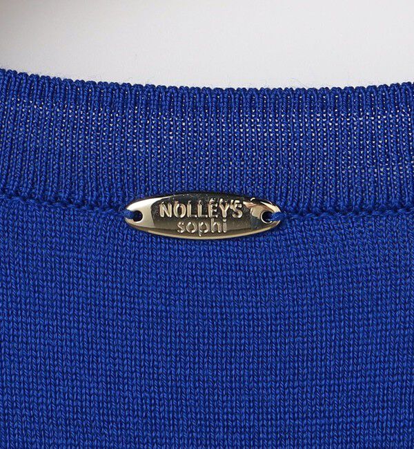NOLLEY'S sophi「《アンサンブル対応》《手洗い可能》ウール100％5分袖プルオーバーニット」|ニット・セーター|